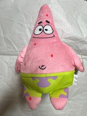 SpongeBob SquarePants Patrick Star Plush Nickelodeon Pink Stuffed Animal NWT